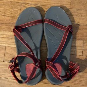 Red Teva Sandals